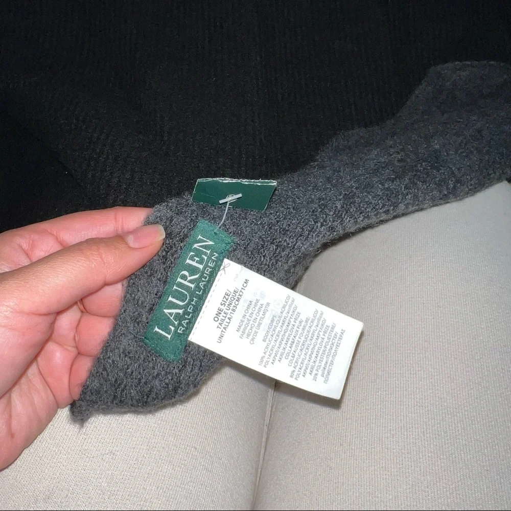 Ralph Lauren Oversized Shall grey and Black